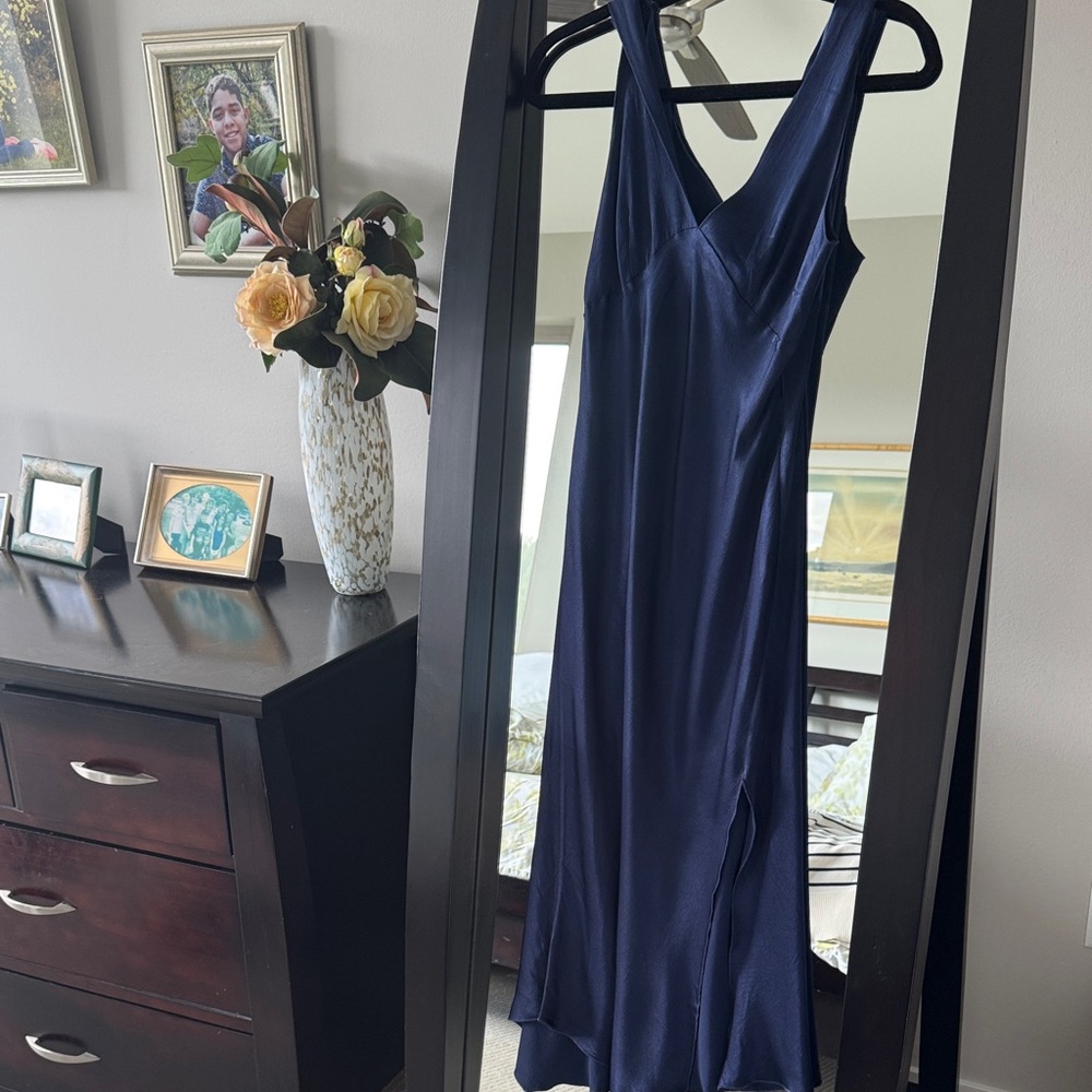 Rails Monique Satin Midi Dress - Size S - Picture 2 of 9